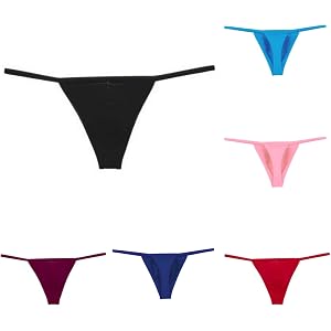 Mens Pouch Bikini Thong Mini Breifs Seamless Soft Comfortable Underwear | Mens Sexy Pouch Bikini Thong Low Rise T-Back Mini B
