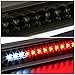Auto Dynasty Full LED Rear High Mount Center 3rd Tail Brake Light Cargo Lamp Compatible with Chevy GMC C1500 C2500 C3500 K1500 K2500 K3500 Blazer Tahoe Yukon GMT400 88-00, Black Housing Smoked Lens