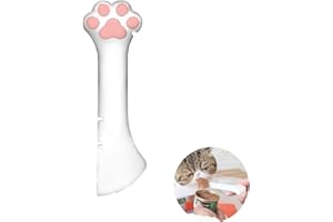 Sheldamy Silicone Pet Food Spoon, Cat Food Can Opener Paw, Wet or Dry Food Short Spoon for Cat Dog With Mini Spatula