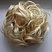 CAISHA Big Hairpiece Scrunchy Updo Bridal Hairstyle curly Messy Bun Platinum Blonde G11E