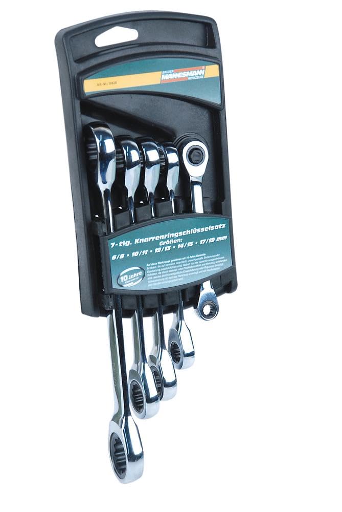 Mannesmann, 5–Piece Set, 19828 Ratchet Spanner