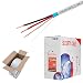 Cables Direct Online, Bulk 18/2 Shielded Stranded Conductor Alarm Control Cable 500ft Fire/Security Burglar Station Wire Security (Shielded (FTP), 18/2, Stranded, 500ft)