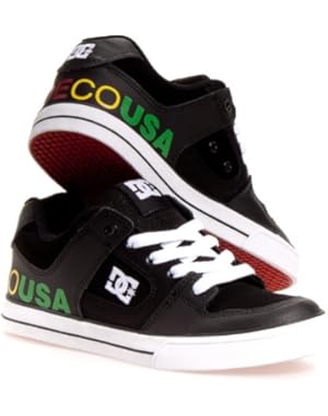 Pure Skate Shoe - Boys' Black/White/Red, 4.0