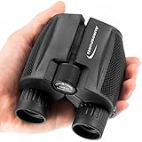 Aurosports 10x25 Folding High Powered Binoculars With Weak Light Night Vision Clear Bird Watching Great for Outdoor Sports Games and Concerts