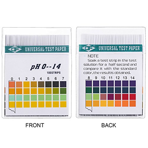 Plastic pH Test Strips, Universal pH 014, Test Paper Extensive Test