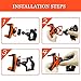 JDIBEST Bike Phone Mount/Mountain Bike Mount, Bicycle Holder, Universal Phone Bicycle/Motorcycle Holder Cradle for iPhone, Android Phone