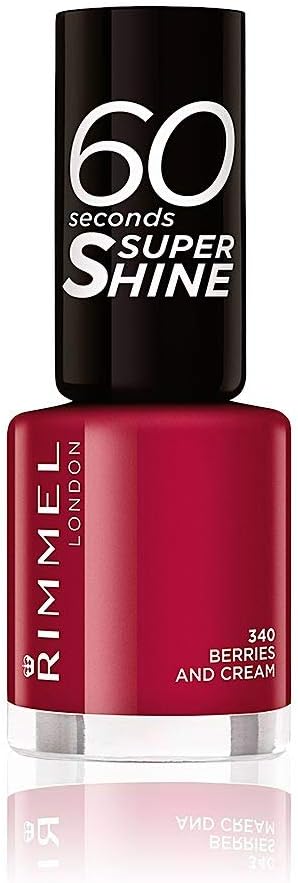 Rimmel 60 Seconds Nail Polish Berries & Cream Ivory 0.0 oz