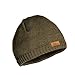 CacheAlaska Beanie Green Knit Ski Hat - Premium Wool Blend Cap - Designed