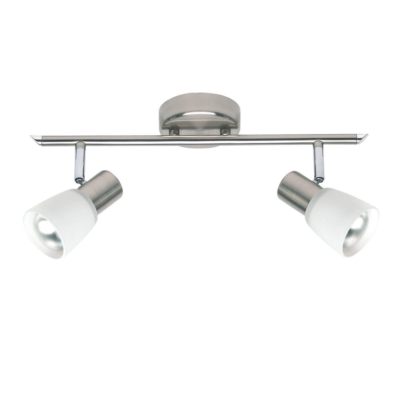 Iron/Chrome-Colored spot Tube Luca, 35813/77, 2 Flame Brilliant