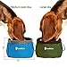 Awakelion Dog Food Travel Bag Kit, 5L Large Dog Food Storage Container+Travel Collapsible Dog Bowls for Food & Water, BPA Free, Leakproof, Pet Safe,Dog Camping Gear for Camping Hiking