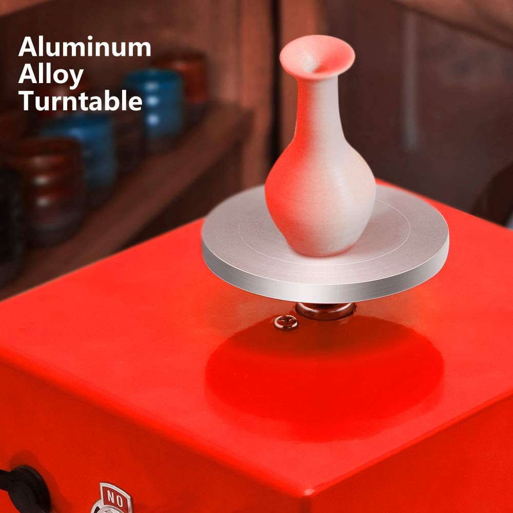 4YANG Mini Pottery Wheel Pottery Wheel 6.5cm 10cm Turntable Electric