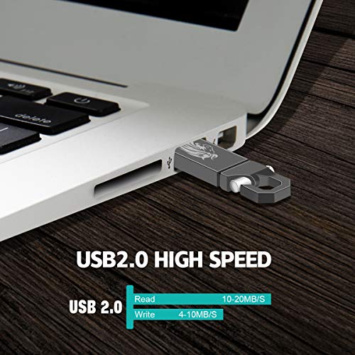 Memory Stick 512GB Thumb Drive USB 2.0 Jump Drive USB Flash Drive 512GB Photo Stick (Grey 512GB)