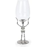 RHFF Halloween Skull Wine Glass, Skeleton Ghost Hand Wine Glass, Halloween Drinking Glasses, Skeleton Hand Goblet, Hotel Family Party Favors for Adults (C)