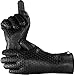 Verde River Products Gecko Grip Gloves, Silicone Heat Resistant Grilling BBQ, Oven, Grill, Baking, Smoking and Cooking Gloves, Med-Large, Black