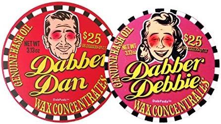 Dabpadz 5" Fabric Top Dabber Dan and Debbie Rig Mat Bundle #01 (2 Item Bundle)
