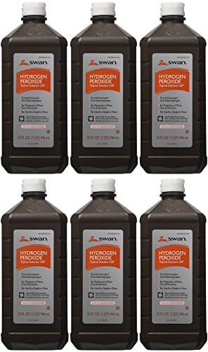 Swan Hydrogen Peroxide Topical BOzCh 32 Ounces (6 Pack)