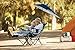 Sport-Brella 3-Position Recliner Chair with Removable Umbrella and Footrest