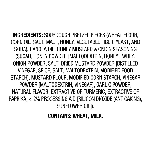 APLENTY HONEY MUSTARD & ONION FLAVORED SOURDOUGH PRETZELPIECE, 12 OZ