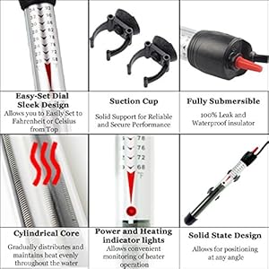 PetNewlife Betta Heater per Serbatoi Piccoli (1.5 Gal.) - Riscaldatore per Acquario Completamente sommergibile - immagine 5