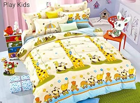 Buy Bhaiji Bedsheet Kids Catoon Print Ac Comforter Bedding Set For