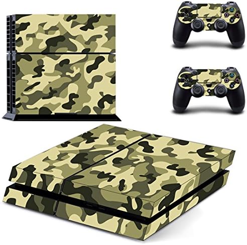 Vanknight Vinyly Army Green Decal Skin Stickers for PS4 Playstaion 2 Controllers