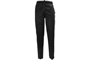Natural Uniforms Classic 6 Pocket Black Chef Pants with Multi-Pack Quantities Available