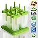 Popsicle Molds Set - BPA Free - 6 Ice Pop Makers + 1 Silicon Mold + Silicone Funnel + Cleaning Brush + Recipes E-book - by Lebice ...