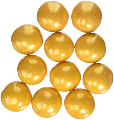 Gold 1 Inch Gumballs 1LB Bag by The Nutty Fruit House