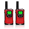 Kids-Walkie-Talkies-UOKOO-4-Mile-Range-22-Channel-FRSGMRS-Pair-of-Walkie-Talkies-for-Kids-Toys-1-Pair-Red