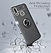 Xiaomi Mi Max 3 Case,MYLB Ultra Slim Lightweight TPU Car Holder Cover Stent TPU, 360 Degree Rotating Ring Magnetic Car Mount Rugged Case for Xiaomi Mi Max 3 (Black)
