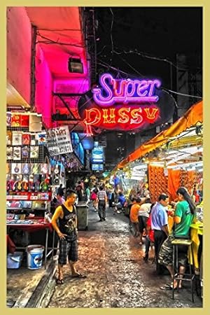 Bild mit Rahmen Hady Khandani - HDR - SUPER PUSSY PATPONG - BANGKOK 2 - Digitaldruck - Holz gold, 60 x 90cm - Premiumqualität