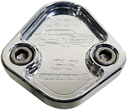 F-040-BS31 JACER Enterprises 1970 BUICK, GS, STAGE 1 Fuel Pump Block Off with Bolts