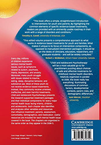 Child and Adolescent Psychotherapy: Components of Evidence-Based Treatments for Youth and their Parents