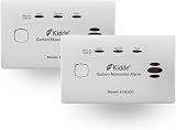 Kidde 10LLCO Ten Year Life Carbon Monoxide Alarm 2 Pack with Sealed Battery