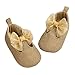 Voberry Toddler Baby Girls Boy's Sneaker Moccasins Anti-slip Soft Sole Bow Shoes (0~6Month, Gold)