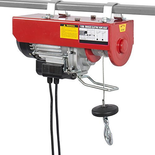 image for Arksen 1100 lbs Electric Overhead Motor Lift 39Ft 4mm Cable Wire Hoist