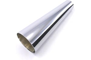 Patriot Exhaust H7328 Chrome Megaphone Exhaust Tip,Silver