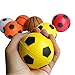 Fajiabao Mini Foam Ball Toys Basketball Soccer Football Softball Stress Squeeze Balls for Boy Girl Party Favors Sports Game Play Pack of 6