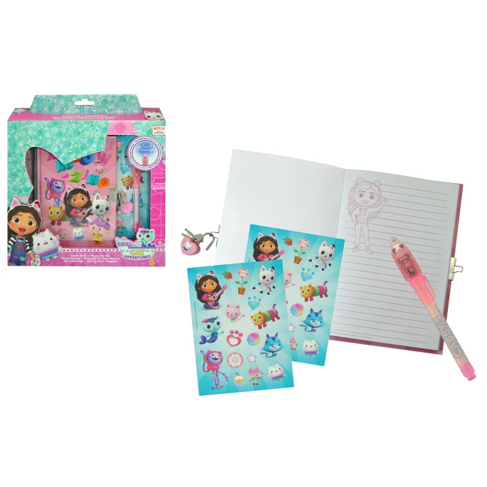 Gabbys Dollhouse Secret Diary, Multi-Colour