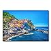 My Easy Art Modern Canvas Painting Wall Art The Picture for Home Decoration Cityscape Traditional Port Mediterranean Sea Cinque Terre Italy Coast Landscape Print On Canvas Giclee Artwork for Wall Dec
