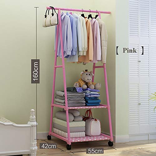 Leshared Standing Coat Rack Stainless Steel Assembly Clothes Rack