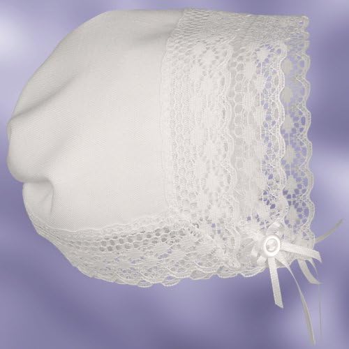 KBC Products 5385 Linen The Keepsake Bonnet - Dedication Day
