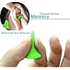 Top-Reusable-Comfortable-EarplugsPolyurethance-Memory-FoamEar-Shield-484dB-Highest-NRR-for-Sleeping-Travel-Work-Hearing-ProtectionGreen