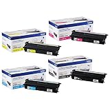 Brother TN436BK Super High Yield and TN431 (C/M/Y) Standard Yield Toner Cartridge Set