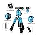 ZOMEI ZM-HR-CK30-Blue-01 Lightweight Compact Aluminum Alloy Mini Desktop Tabletop Tripod with 360 Degree Panoramic Ball Head and Quick Release Plate for Canon Nikon DSLR Cameras, Blue