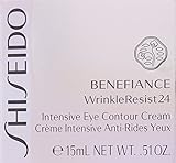 Shiseido Benefiance Wrinkle Resist24 Intensive Eye Contour Cream for Unisex, 0.51 Ounce