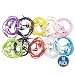 G14 Earbud Headphones Bulk Pack of 10, Basic Wired Earphones Wholesale Accessory for iPhone Smartphone Computer Laptop MP3 Chromebook School Classroom Event