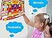 EduKid Toys Chore Reward Chart for Kids - Easy Effective Way to Motivate Good Behavior and Teach Responsibility. Magnetic Star Chart with Hanging String and Magnetic Backing 12
