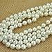 Nightycatty 1920s Pearl Necklace Flapper Beads Gatsby Accessories (Gift Wrap),Ivory,One Size