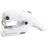 MICHLEY SewSimple Portable Handheld Sewing Machine with Two-Thread lockstitch, 9.4-inches by 2.3-inches by 3.9-inches, White